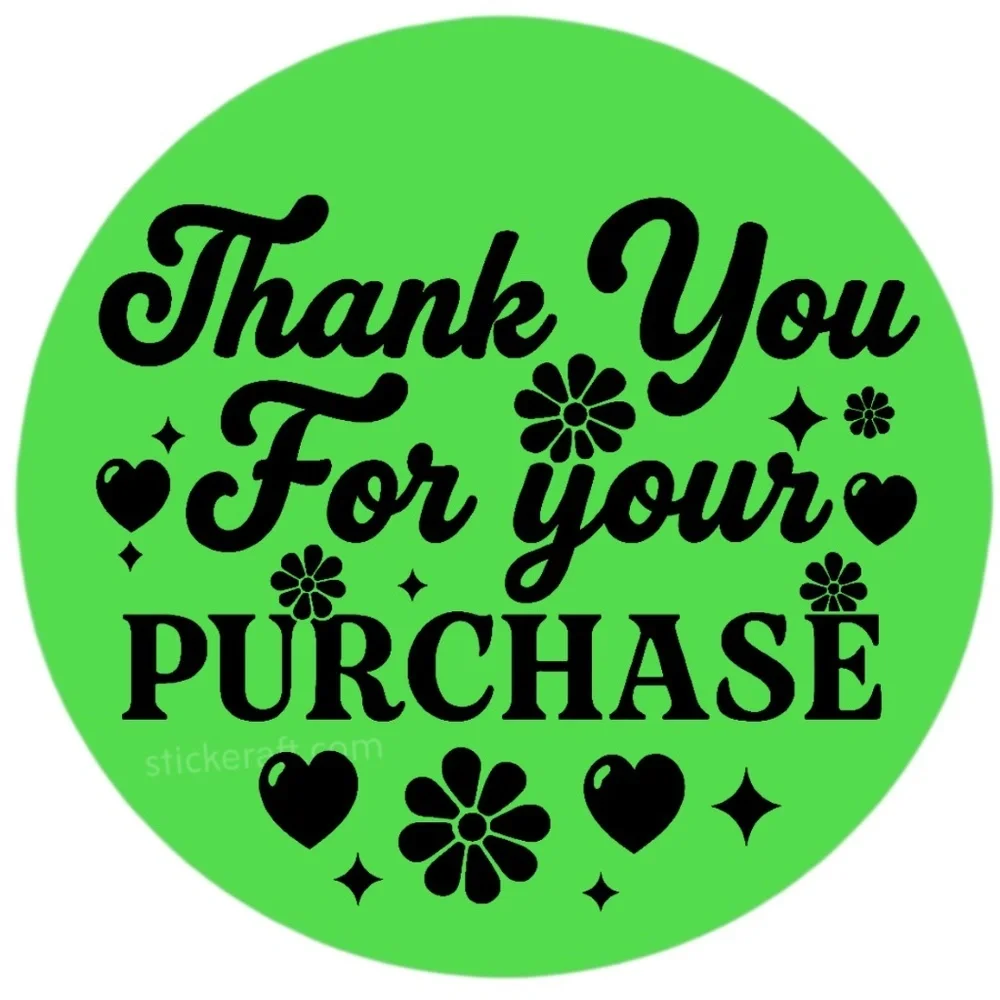 Thank You for Your Purchase Stickers – 2